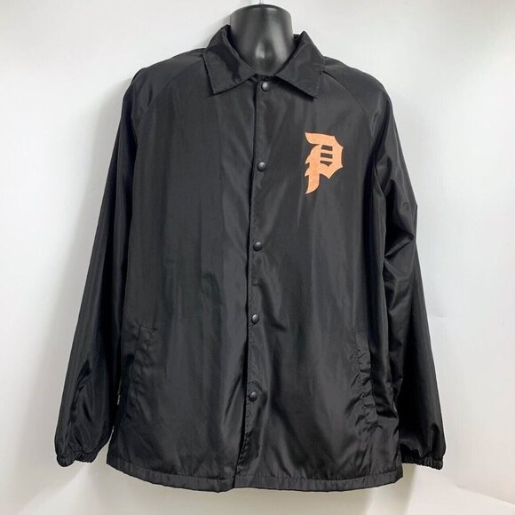 Primitive x Naruto‎ Men's Shippuden Coaches Snap Jacket Size L - Picture 1 of 14